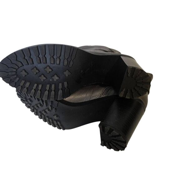 H by Halston Cara gray leather heeled ankle boots. Size 9.5 NWOT. - Picture 5 of 6